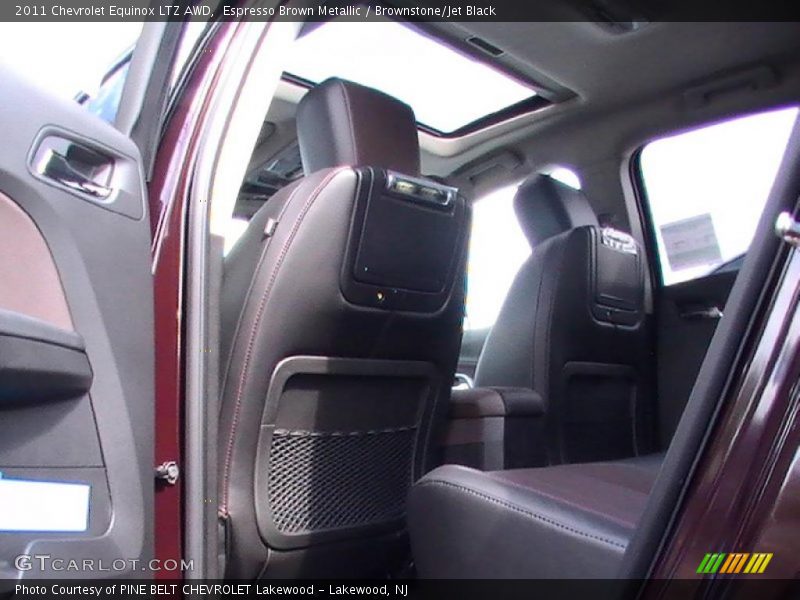 Espresso Brown Metallic / Brownstone/Jet Black 2011 Chevrolet Equinox LTZ AWD
