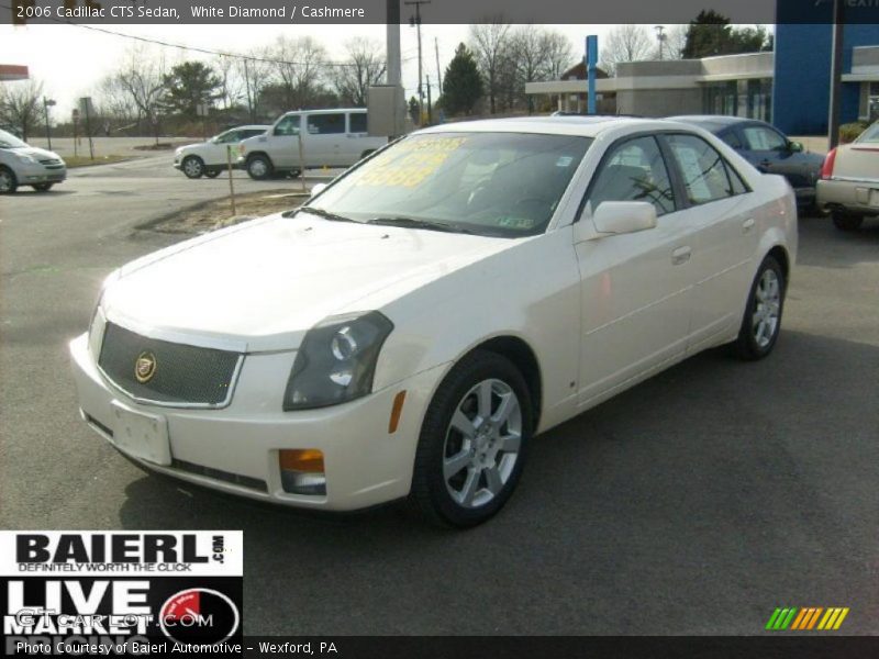 White Diamond / Cashmere 2006 Cadillac CTS Sedan