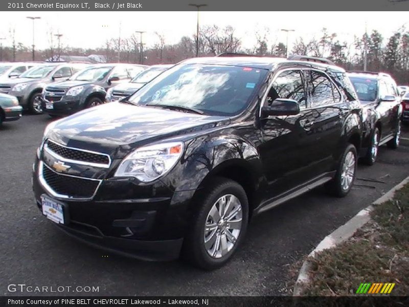 Black / Jet Black 2011 Chevrolet Equinox LT