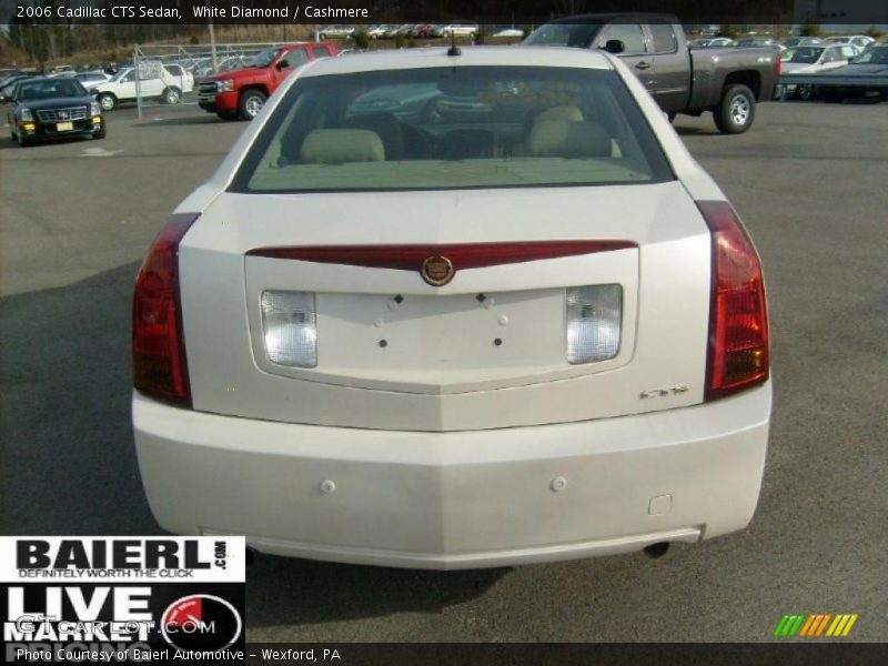 White Diamond / Cashmere 2006 Cadillac CTS Sedan