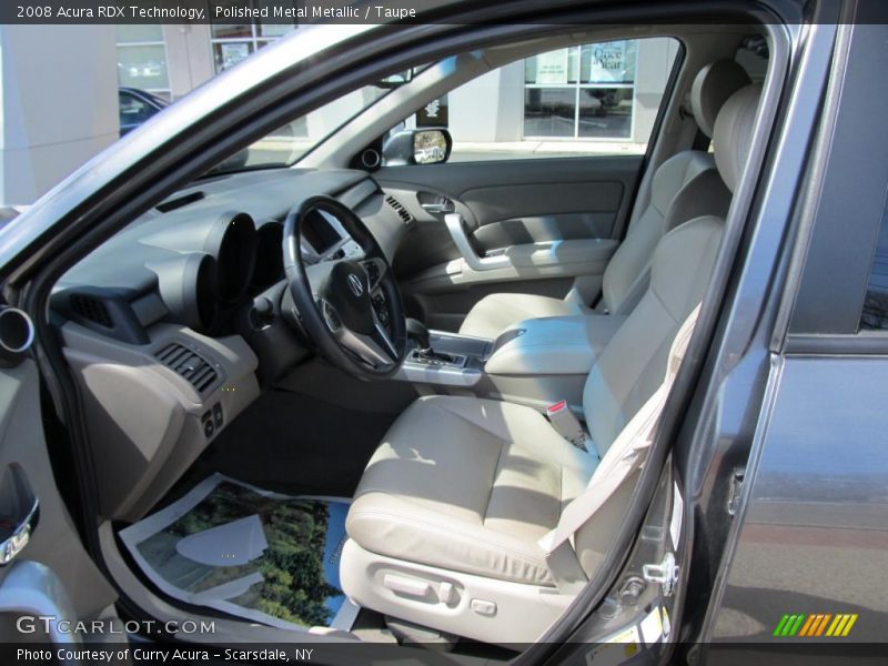 Polished Metal Metallic / Taupe 2008 Acura RDX Technology