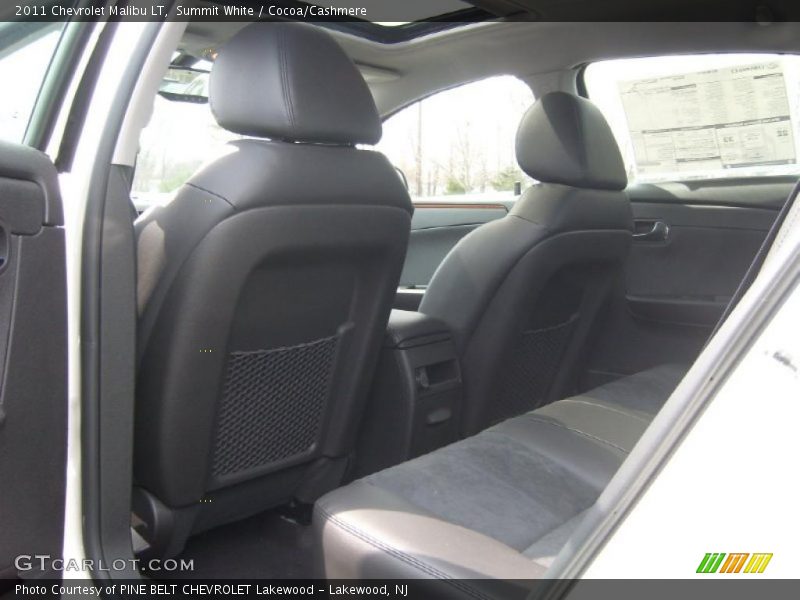 Summit White / Cocoa/Cashmere 2011 Chevrolet Malibu LT