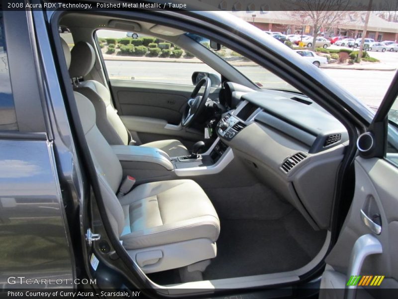 Polished Metal Metallic / Taupe 2008 Acura RDX Technology