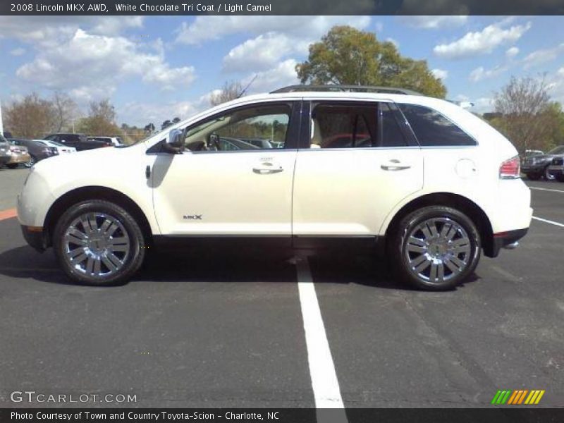 White Chocolate Tri Coat / Light Camel 2008 Lincoln MKX AWD