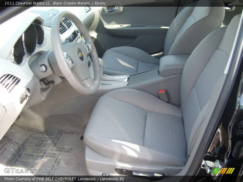 Black Granite Metallic / Ebony 2011 Chevrolet Malibu LS
