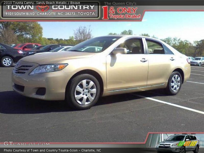 Sandy Beach Metallic / Bisque 2010 Toyota Camry