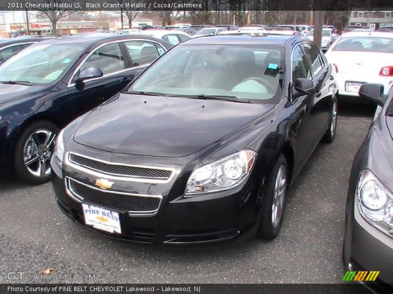Black Granite Metallic / Cocoa/Cashmere 2011 Chevrolet Malibu LS