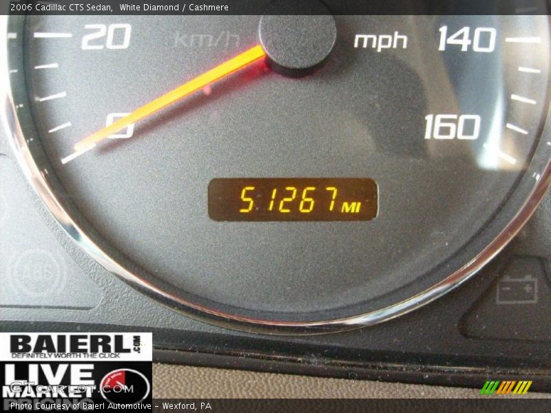White Diamond / Cashmere 2006 Cadillac CTS Sedan
