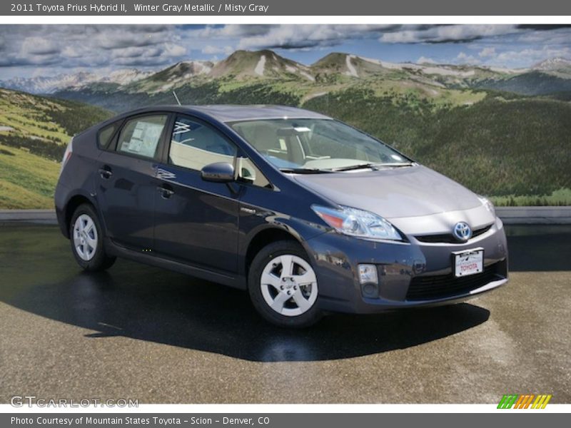 Winter Gray Metallic / Misty Gray 2011 Toyota Prius Hybrid II