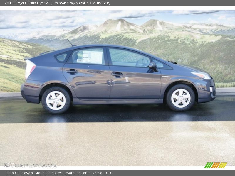 Winter Gray Metallic / Misty Gray 2011 Toyota Prius Hybrid II