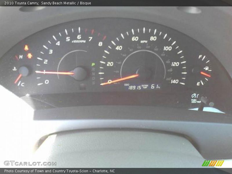 Sandy Beach Metallic / Bisque 2010 Toyota Camry