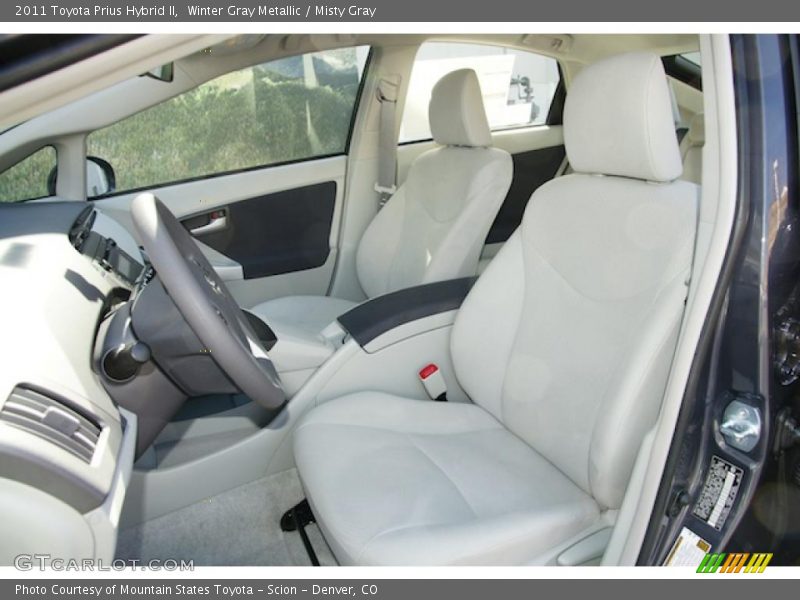 Winter Gray Metallic / Misty Gray 2011 Toyota Prius Hybrid II