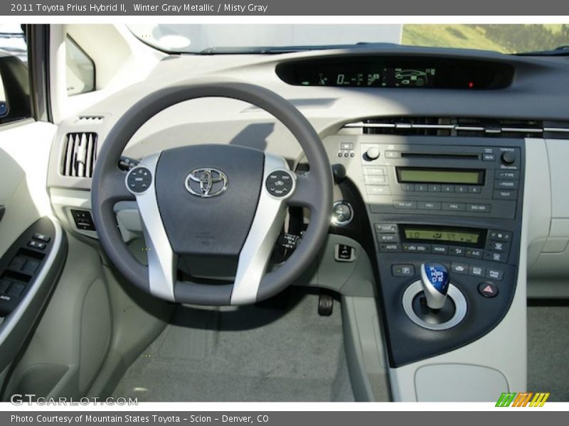 Winter Gray Metallic / Misty Gray 2011 Toyota Prius Hybrid II