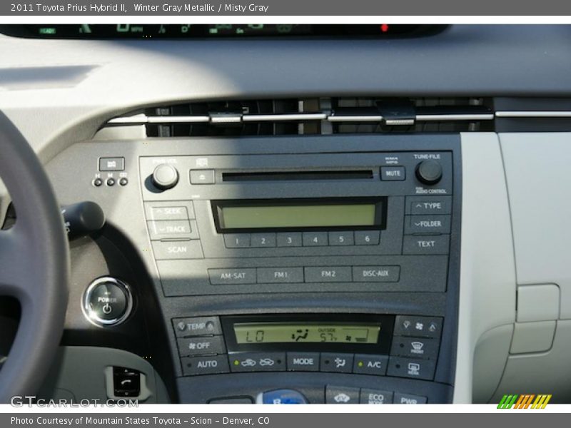 Winter Gray Metallic / Misty Gray 2011 Toyota Prius Hybrid II