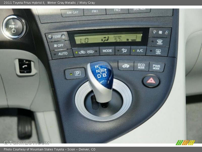 Winter Gray Metallic / Misty Gray 2011 Toyota Prius Hybrid II