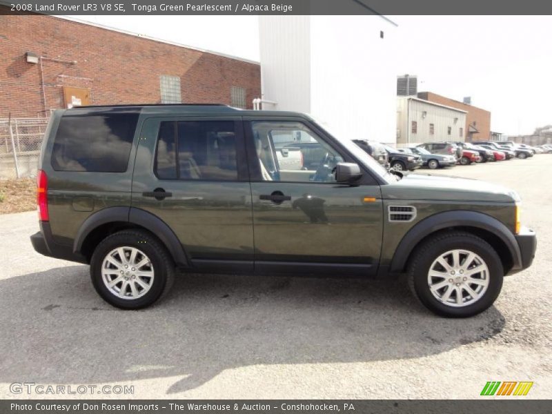 Tonga Green Pearlescent / Alpaca Beige 2008 Land Rover LR3 V8 SE