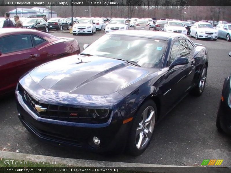 Imperial Blue Metallic / Black 2011 Chevrolet Camaro LT/RS Coupe