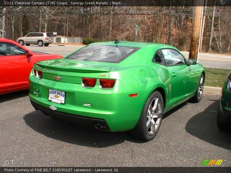 Synergy Green Metallic / Black 2011 Chevrolet Camaro LT/RS Coupe