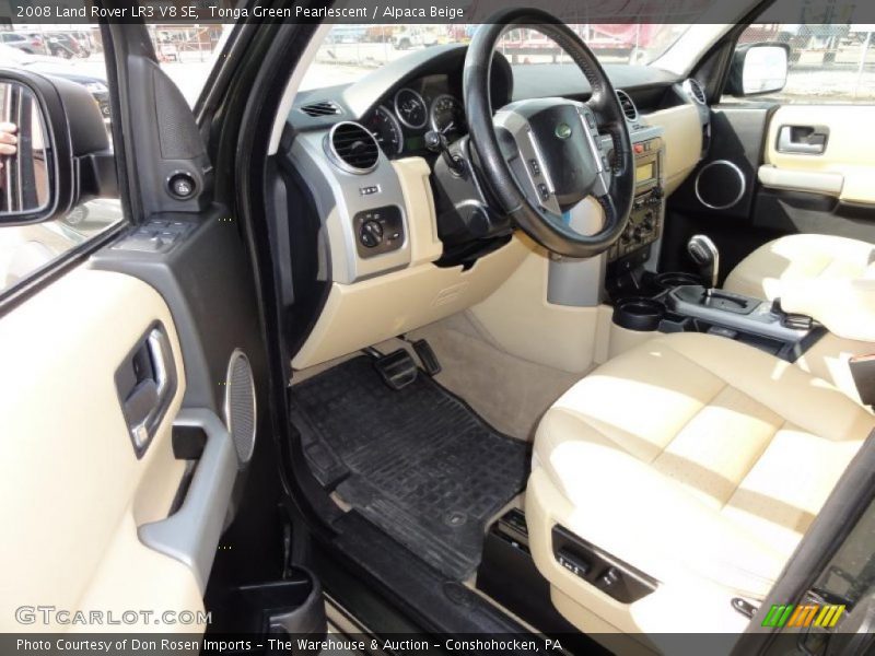 Tonga Green Pearlescent / Alpaca Beige 2008 Land Rover LR3 V8 SE