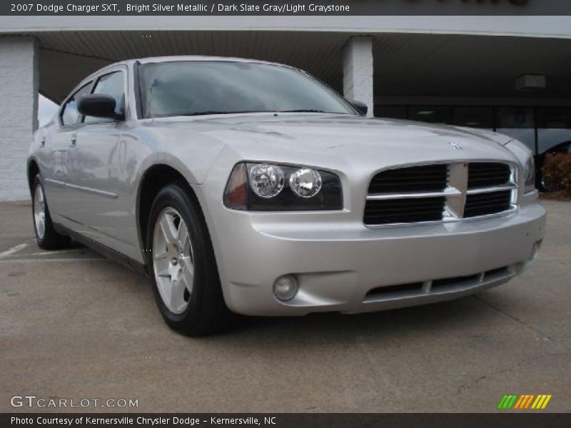 Bright Silver Metallic / Dark Slate Gray/Light Graystone 2007 Dodge Charger SXT