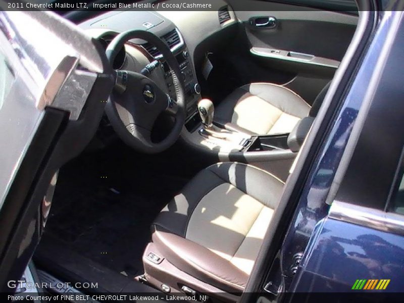 Imperial Blue Metallic / Cocoa/Cashmere 2011 Chevrolet Malibu LTZ