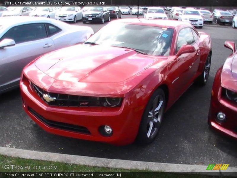 Victory Red / Black 2011 Chevrolet Camaro LT/RS Coupe