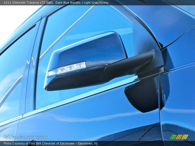 Dark Blue Metallic / Light Gray/Ebony 2011 Chevrolet Traverse LTZ AWD