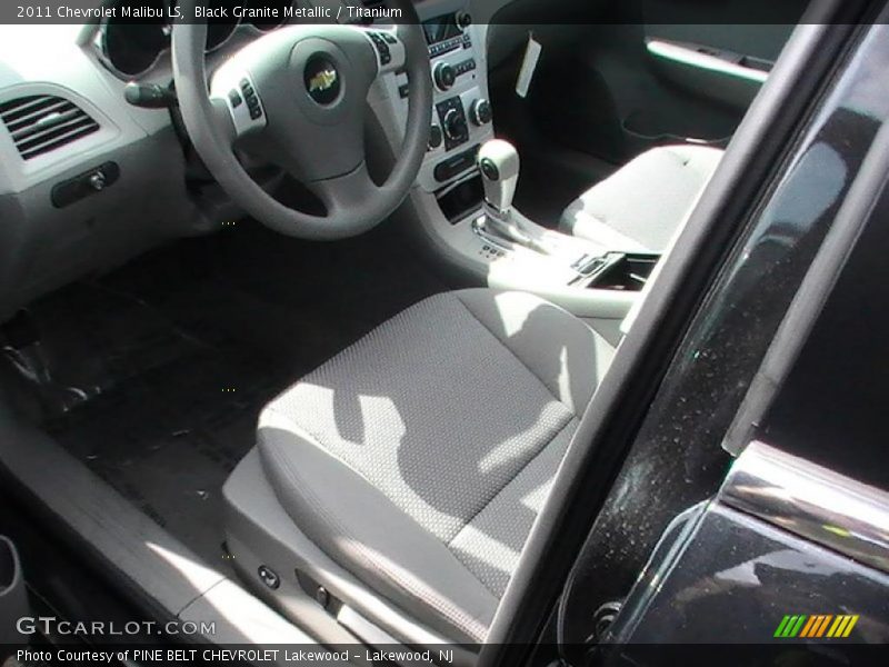 Black Granite Metallic / Titanium 2011 Chevrolet Malibu LS
