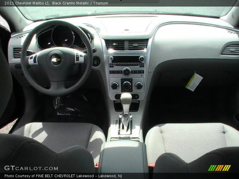 Black Granite Metallic / Titanium 2011 Chevrolet Malibu LS