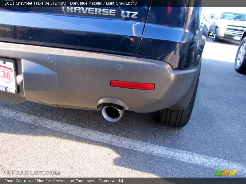Dark Blue Metallic / Light Gray/Ebony 2011 Chevrolet Traverse LTZ AWD