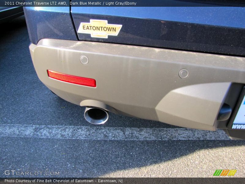 Dark Blue Metallic / Light Gray/Ebony 2011 Chevrolet Traverse LTZ AWD
