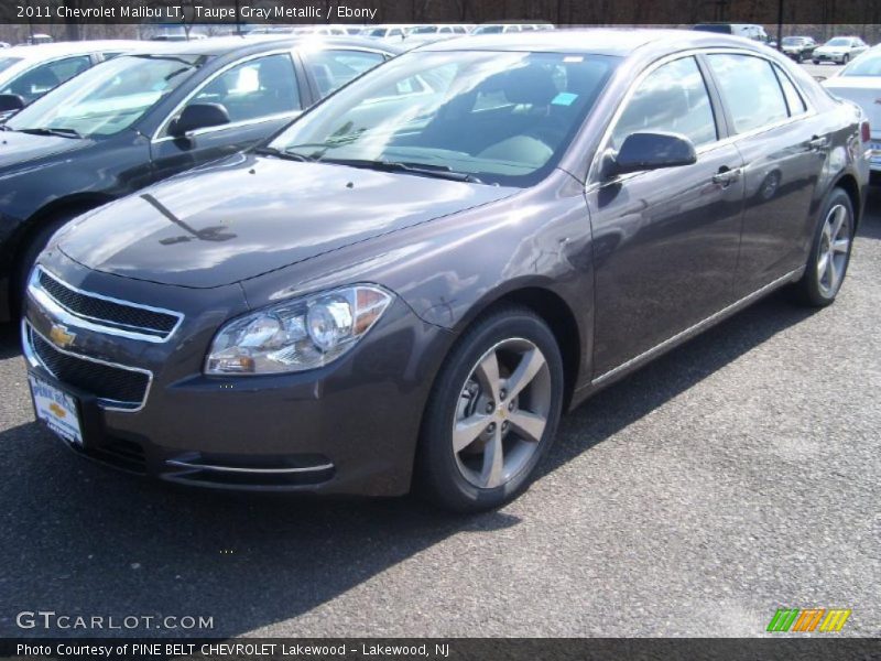 Taupe Gray Metallic / Ebony 2011 Chevrolet Malibu LT