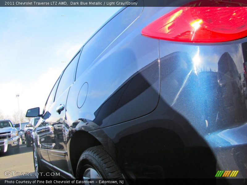 Dark Blue Metallic / Light Gray/Ebony 2011 Chevrolet Traverse LTZ AWD