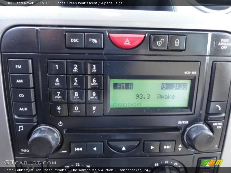 Tonga Green Pearlescent / Alpaca Beige 2008 Land Rover LR3 V8 SE