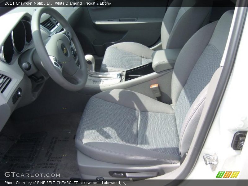 White Diamond Tricoat / Ebony 2011 Chevrolet Malibu LT
