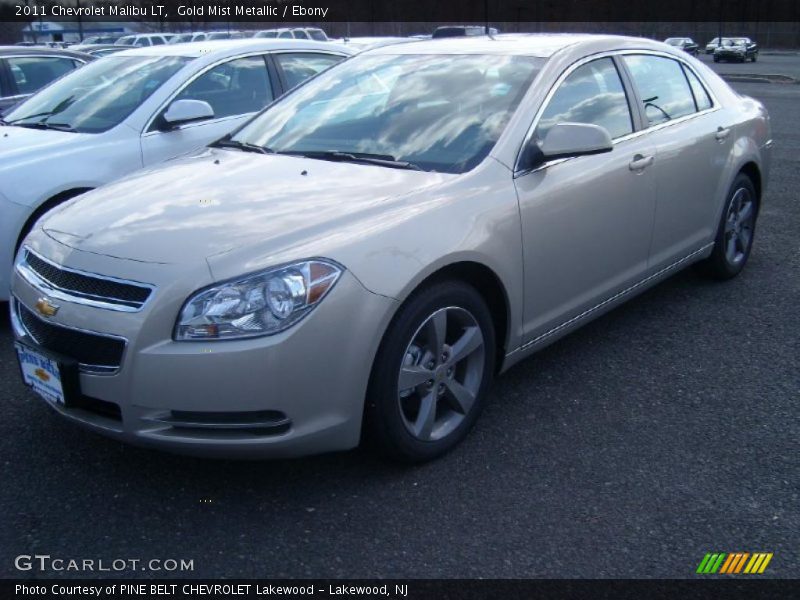Gold Mist Metallic / Ebony 2011 Chevrolet Malibu LT
