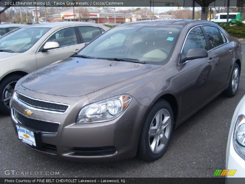 Taupe Gray Metallic / Cocoa/Cashmere 2011 Chevrolet Malibu LS