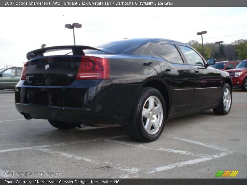 Brilliant Black Crystal Pearl / Dark Slate Gray/Light Slate Gray 2007 Dodge Charger R/T AWD