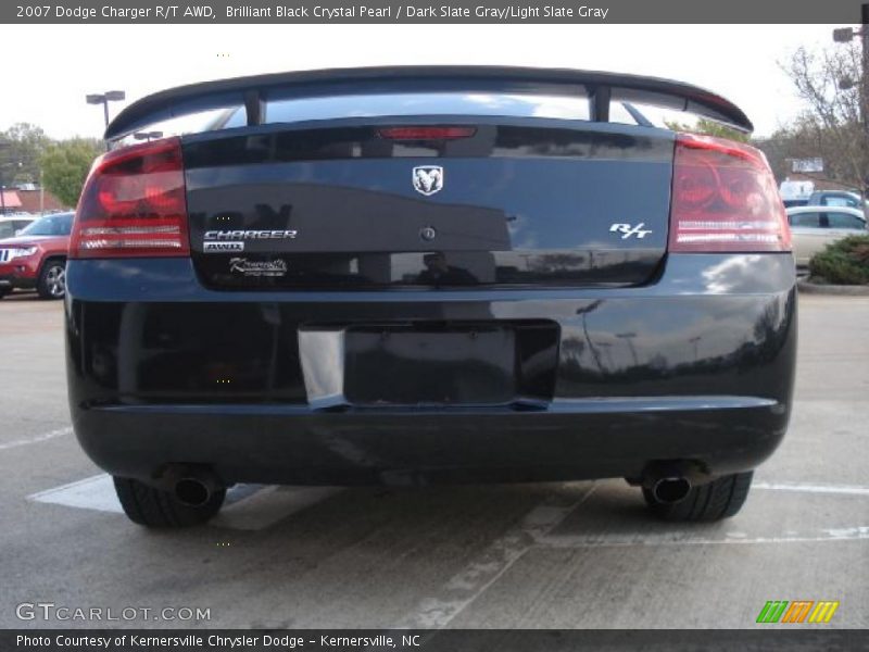 Brilliant Black Crystal Pearl / Dark Slate Gray/Light Slate Gray 2007 Dodge Charger R/T AWD