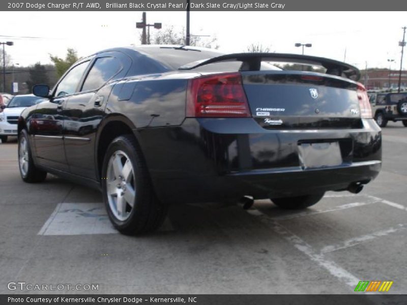 Brilliant Black Crystal Pearl / Dark Slate Gray/Light Slate Gray 2007 Dodge Charger R/T AWD