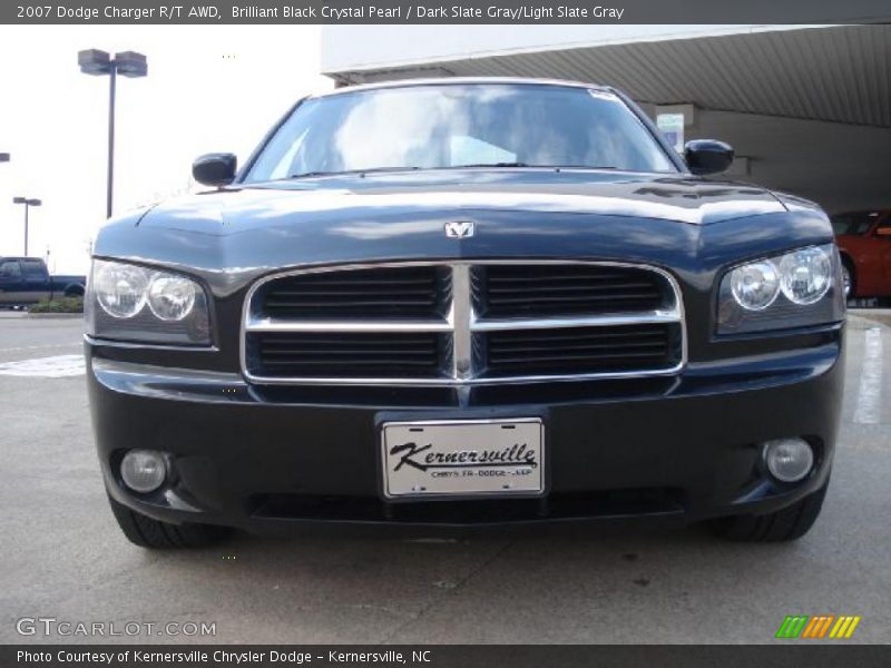 Brilliant Black Crystal Pearl / Dark Slate Gray/Light Slate Gray 2007 Dodge Charger R/T AWD