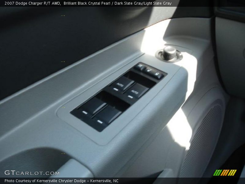 Brilliant Black Crystal Pearl / Dark Slate Gray/Light Slate Gray 2007 Dodge Charger R/T AWD