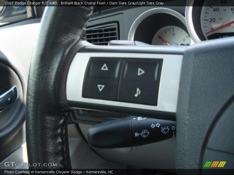 Brilliant Black Crystal Pearl / Dark Slate Gray/Light Slate Gray 2007 Dodge Charger R/T AWD