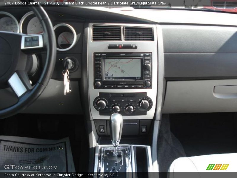 Brilliant Black Crystal Pearl / Dark Slate Gray/Light Slate Gray 2007 Dodge Charger R/T AWD