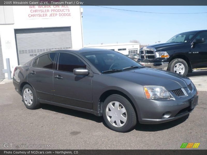 Titanium Pearl / Gray 2005 Mitsubishi Galant LS V6