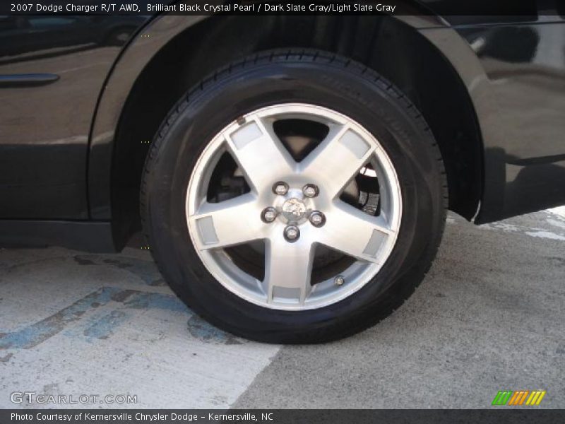 Brilliant Black Crystal Pearl / Dark Slate Gray/Light Slate Gray 2007 Dodge Charger R/T AWD