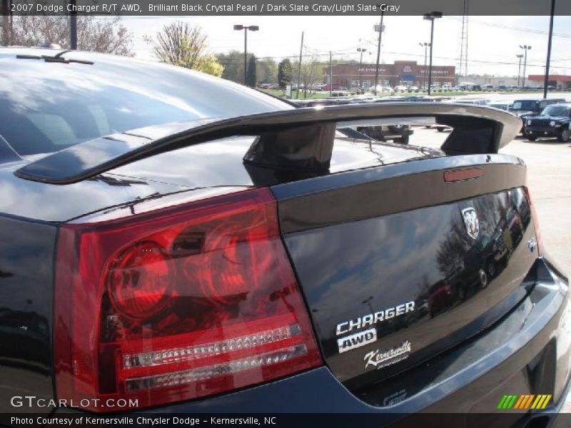 Brilliant Black Crystal Pearl / Dark Slate Gray/Light Slate Gray 2007 Dodge Charger R/T AWD