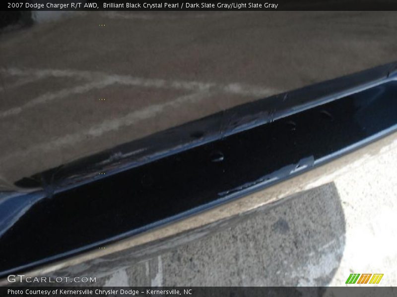 Brilliant Black Crystal Pearl / Dark Slate Gray/Light Slate Gray 2007 Dodge Charger R/T AWD