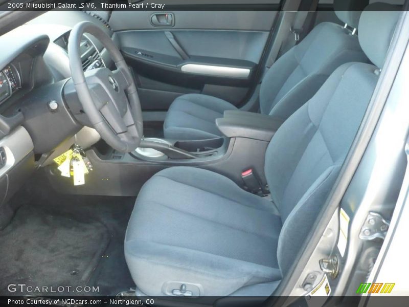 Titanium Pearl / Gray 2005 Mitsubishi Galant LS V6