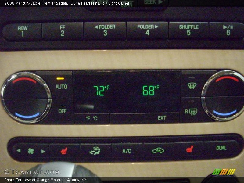 Dune Pearl Metallic / Light Camel 2008 Mercury Sable Premier Sedan